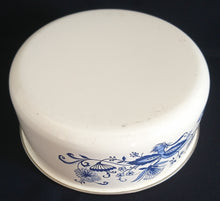 Lade das Bild in den Galerie-Viewer, 2er Set GROßE & KLEINE SCHÜSSEL - Metall / Emaile, Zwiebelmuster Motiv Silberrand Dekor