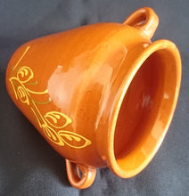 Lade das Bild in den Galerie-Viewer, HONIGTOPF-BEHÄLTER - Keramik / Steingut, Schriftdekor