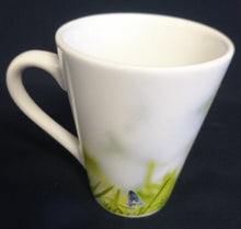 Lade das Bild in den Galerie-Viewer, KAFFEETASSE - Keramik / Steingut, Ostereier Blumen Pflanzen Motiv Dekor