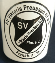 Lade das Bild in den Galerie-Viewer, KAFFEETASSE - Keramik / Steingut, Fußball Club Wappen Schriftzug "SV Viktoria Preussen 07 e.V." und weitere Dekor