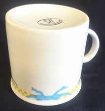 Lade das Bild in den Galerie-Viewer, 2er Set 2er KAFFEEGEDECK "Porcelain Collection" - Porzellan, Ländliches Gänse Schleifen Motiv Dekor