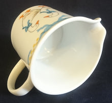 Lade das Bild in den Galerie-Viewer, MILCHKÄNNCHEN "Porcelain Collection" - Porzellan, Ländliches Gänse Schleifen Motiv Dekor