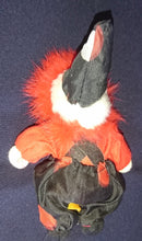 Lade das Bild in den Galerie-Viewer, CLOWN PUPPE - Mittelgroß, Stoff / Glas, Handarbeit, Handbemalt (A)