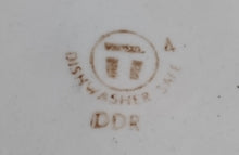 Lade das Bild in den Galerie-Viewer, SUPPENTELLER - Keramik / Steingut, Blauer Dekorrand