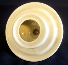 Lade das Bild in den Galerie-Viewer, BEHÄLTERDECKEL - Porzellan, Kreis Linien Rand Motiv Dekor