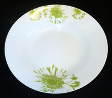 Lade das Bild in den Galerie-Viewer, 2er Set SUPPENTELLER - Porzellan, Farbklecks- / Fleck Dekor