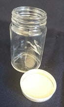 Lade das Bild in den Galerie-Viewer, 2er Set KLEINE VORRATSDÖSCHEN MIT SCHRAUBDECKEL - Press- / Hartglas & Metall, Klassisch Design Form Dekor