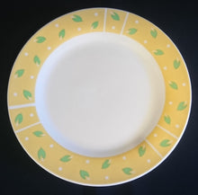 Lade das Bild in den Galerie-Viewer, 3er KAFFEEGEDECK - Porzellan, Blätter Punkte Abstrakt Dekor