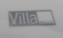 Lade das Bild in den Galerie-Viewer, 2er Set DESSERTTELLER "Villa" - Porzellan, Punkte Kreise Motiv Dekor
