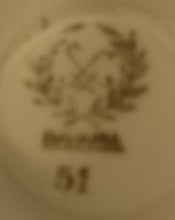 Lade das Bild in den Galerie-Viewer, 3er TEE SAMMELGEDECK - Porzellan, Klassisch Style, Rosen Blumenblüten Abstraktes Geometrisches Karo Gold Dekor