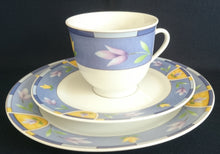 Lade das Bild in den Galerie-Viewer, 2er KAFFEEGEDECK "Betty" - Porzellan, Pflanzen Tulpen Blumenblüten Flora Abstrakt Motiv Dekor