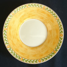 Lade das Bild in den Galerie-Viewer, 2er Set 2er ESPRESSOGEDECKE "Flirt" "Country Garden" - Porzellan, Meliertes Ranken Punktkreise Flora Pflaumen Geometrisches Motiv Dekor