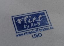 Lade das Bild in den Galerie-Viewer, SUPPENTELLER "Flirt" "Liso" - Porzellan, Streifen Einfärbiges Meliertes Dekor