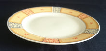 Lade das Bild in den Galerie-Viewer, DESSERTTELLER "Marakesch" - Porzellan, Linienrand Orientalisch Abstrakt Pflanzen Motiv Dekor