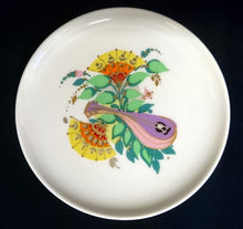 Lade das Bild in den Galerie-Viewer, SAMMELTELLERCHEN UNTERSETZER - Porzellan, Blumen Blüten Pflanzen Geige Cello Motiv Dekor