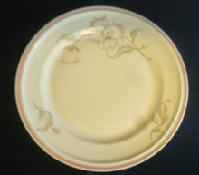 Lade das Bild in den Galerie-Viewer, 2er Set DESSERTTELLER - "Winifred" - Porzellan, Blumen / Linien Klassisch Dekor