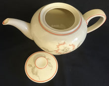 Lade das Bild in den Galerie-Viewer, ZUCKERDOSE MIT DECKEL "Winifred" - Porzellan, Blumen / Linien Klassisch Dekor