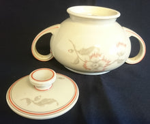 Lade das Bild in den Galerie-Viewer, 5er Set KAFFEEKANNE MIT DECKEL / MILCHKÄNNCHEN / ZUCKERDOSE MIT DECKEL - "Winifred" - Porzellan, Blumen / Linien Klassisch Dekor