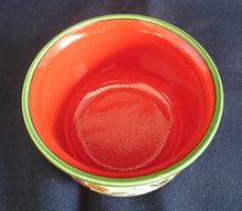 Lade das Bild in den Galerie-Viewer, ZUCKERSCHALE "Tirol" - Keramik / Steingut, Rosen Motiv Dekor, Handbemalt