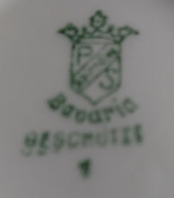 Lade das Bild in den Galerie-Viewer, MILCHKÄNNCHEN - Porzellan, Goldrand Linien Abstrakt Ranken Girlanden Motiv Dekor