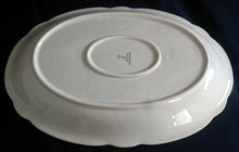 Lade das Bild in den Galerie-Viewer, SERVIERPLATTE - Porzellan, Ovale Form, Klassisch Goldrand Dekor