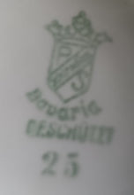 Lade das Bild in den Galerie-Viewer, 2er Set 3er TEEGEDECKE - Porzellan, Goldrand Linien Abstrakt Ranken Girlanden Motiv Dekor