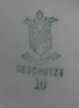 Lade das Bild in den Galerie-Viewer, 2er Set 3er TEEGEDECKE - Porzellan, Goldrand Linien Abstrakt Ranken Girlanden Motiv Dekor