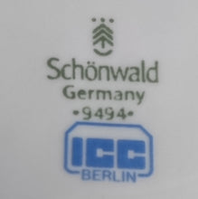 Lade das Bild in den Galerie-Viewer, 2er Set DESSERTTELLER - Porzellan, Einfärbiges Wellen Dekor