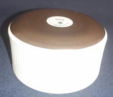 Lade das Bild in den Galerie-Viewer, 3er Set CREME BRULEE SCHÄLCHEN - Keramik / Steingut, Linien Streifen Balken Dekor