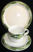 Lade das Bild in den Galerie-Viewer, UNTERTASSE - Porzellan, Maiglöckchen Blumen Dekor