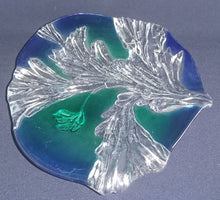 Lade das Bild in den Galerie-Viewer, SCHALE - Hartglas, Blattform Dekor