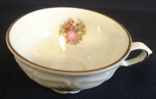 Lade das Bild in den Galerie-Viewer, UNTERTASSE - Porzellan, Goldrand Relief Barock Dekor