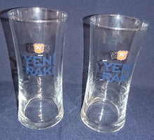 Lade das Bild in den Galerie-Viewer, 2er Set GETRÄNKEGLÄSER - Hartglas, Werbeaufschrift Motiv Dekor