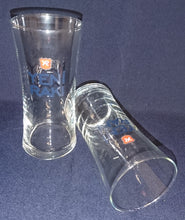 Lade das Bild in den Galerie-Viewer, 2er Set GETRÄNKEGLÄSER - Hartglas, Werbeaufschrift Motiv Dekor