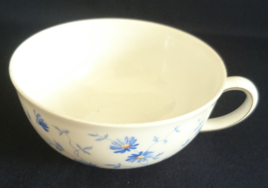 TEETASSE - Porzellan, Flora Vergiss mein nicht Blumenblüten Pflanzen Motiv Dekor