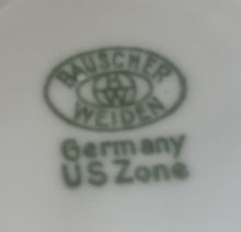 Lade das Bild in den Galerie-Viewer, 2er Set SPEISETELLER - Porzellan, Festhallen Gaststätten Betriebe Frankfurt aM Aufschrift Adler Motiv Dekor

