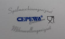 Lade das Bild in den Galerie-Viewer, KAFFEETASSE - Keramik / Steingut, Herz Stern Streifen Symbol Zeichen Motiv Dekor
