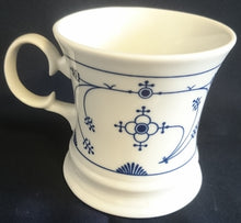Lade das Bild in den Galerie-Viewer, TEETASSE - Porzellan, Indisch Blau Strohblume Verwandt Zeichen Symbole Abstrakt Tee Pott Aufschrift Motiv Dekor
