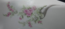Lade das Bild in den Galerie-Viewer, BEILAGEN~ SERVIERSCHÜSSEL  - Porzellan, Flora Blumenblüten Pflanzen Blatt Blätter Motiv Dekor

