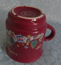 Lade das Bild in den Galerie-Viewer, GLÜHWEINTASSE - Keramik / Steingut, Frankfurter Weihnachtsmarkt Struwwelpeter Museums Aufschrift Motiv Dekor

