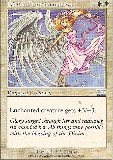 DIVINE TRANSFORMATION, Magic -The Gathering-, Ausgabe / Set / Serie 6te Edition (Classic) 1999