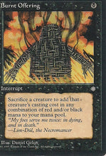 Lade das Bild in den Galerie-Viewer, BURNT OFFERING, Magic -The Gathering-, Ausgabe / Set / Serie Eiszeit (Ice Age) 1995
