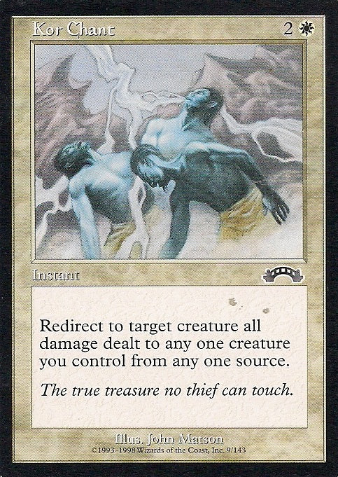 KOR CHANT, Magic -The Gathering-, Ausgabe / Set / Serie Exodus (Exodus) 1998