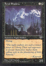 Lade das Bild in den Galerie-Viewer, FERAL SHADOW, Magic -The Gathering-, Ausgabe / Set / Serie Trugbilder (Mirage) 1996

