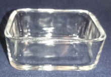 Lade das Bild in den Galerie-Viewer, 2er Set DIPSCHÄLCHEN - Hartglas, Rechteckig Quadratisch Modern Motiv Dekor
