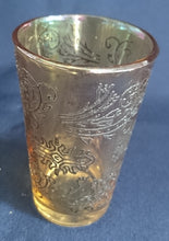 Lade das Bild in den Galerie-Viewer, KORN~ GETRÄNKEGLAS - Hartglas, Perlmut Ornamente Symbole Abstrakt Motiv Dekor
