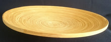 Lade das Bild in den Galerie-Viewer, SCHALENTELLER - Holz (Balsa), Baumjahres Ringe Holz Kreise Motiv Dekor (nBC)
