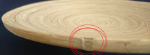 Lade das Bild in den Galerie-Viewer, 2er Set SCHALENTELLER - Holz (Balsa), Baumjahres Ringe Holz Kreise Motiv Dekor

