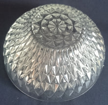 Lade das Bild in den Galerie-Viewer, SERVIER~ BEILAGENSCHÜSSEL - Hartglas, Stern Blumenblüte Splitter Kristall Motiv Dekor
