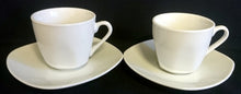Lade das Bild in den Galerie-Viewer, 8 Teiliges ESPRESSO~ KAFFEESERVICE - Porzellan, Gastronomische Einfärbiges Motiv Dekor

